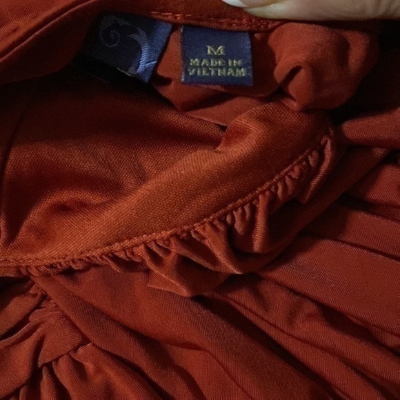 KOUTURE By Kimora Mini Cocktail Evening Dress Red Sleeveless Size Medium - Picture 7 of 12